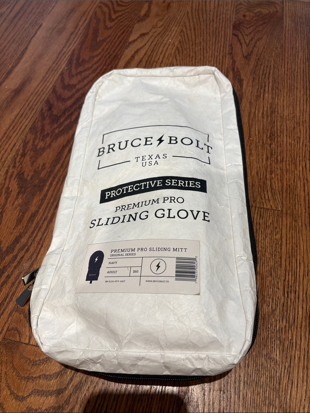 Bruce Bolt NWT Adult Navy Protective sliding mitt - Picture 7 of 9